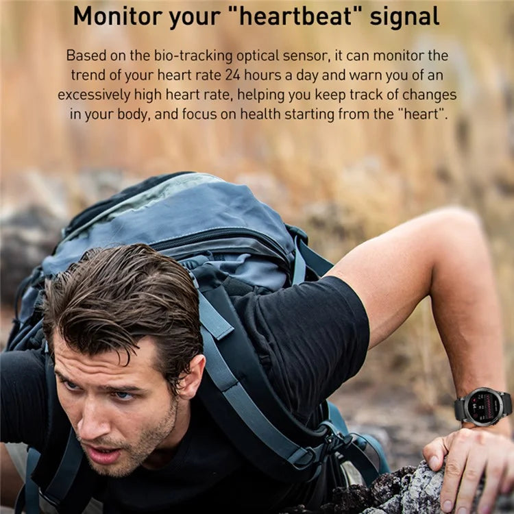 S53 Smart Watch 1.43" AMOLED Round Screen GPS Tracking Health Monitor Fitness Tracker