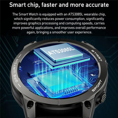 S53 Smart Watch 1.43" AMOLED Round Screen GPS Tracking Health Monitor Fitness Tracker