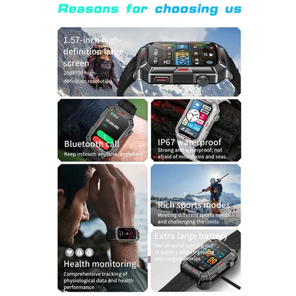 CF26 Smart Watch Health Monitor Fitness Bracelet Support Bluetooth Call, Camouflage Silicone Strap