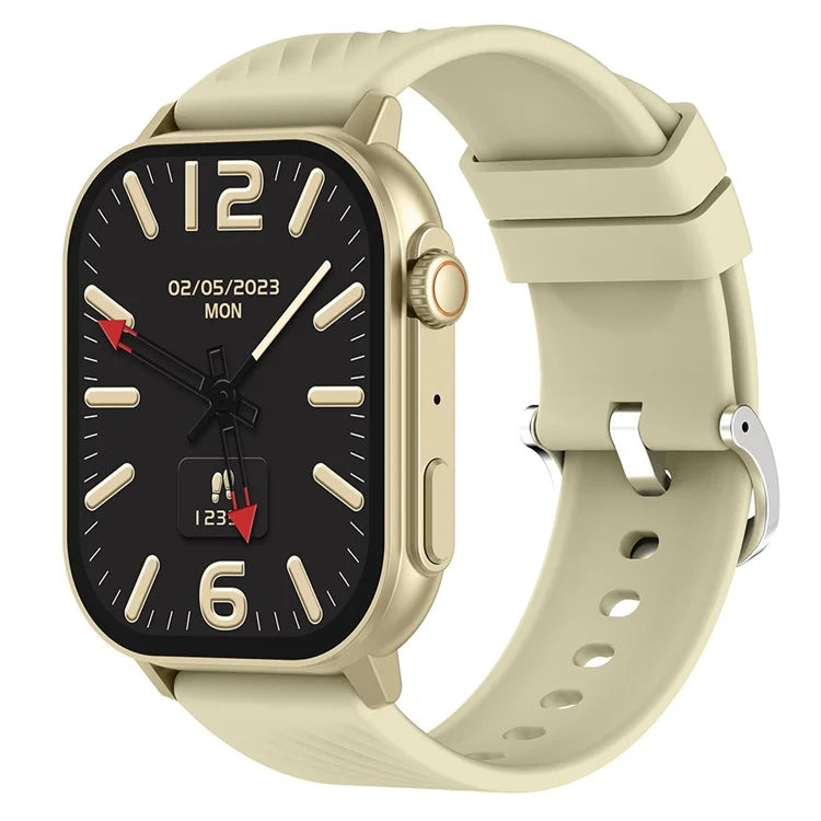 ZL94 2.04-inch AMOLED Screen Smart Watch Bluetooth Calling Health Monitoring Waterproof Sports Watch