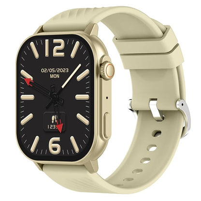 ZL94 2.04-inch AMOLED Screen Smart Watch Bluetooth Calling Health Monitoring Waterproof Sports Watch