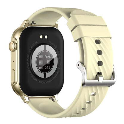 ZL94 2.04-inch AMOLED Screen Smart Watch Bluetooth Calling Health Monitoring Waterproof Sports Watch