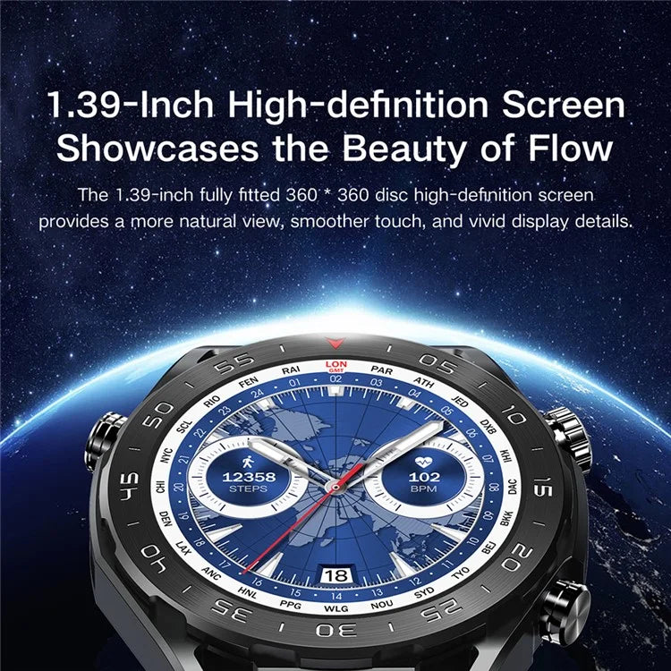 ZL96 1.39-inch Smart Watch Bluetooth Calling Heart Rate Monitoring Waterproof Sports Watch