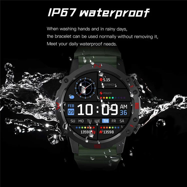 ZL85 1.52-inch Bluetooth Calling Smart Watch Heart Rate Sleep Monitoring Waterproof Sports Watch