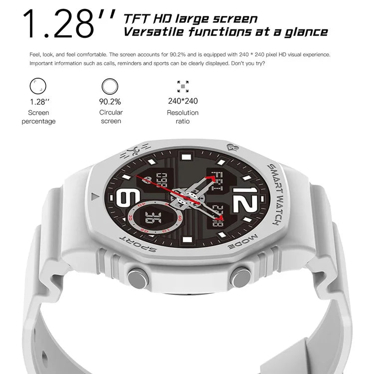 ZL88 1.28-inch Bluetooth Calling Smart Watch Heart Rate Monitoring Sports Tracker Smart Bracelet