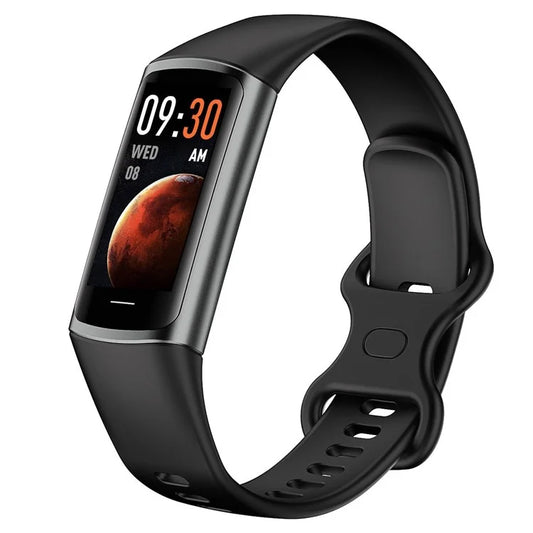 C68L 0.96" Smart Watch with Heart Rate, Temperature Monitoring Message Push Pedometer Sports Bracelet