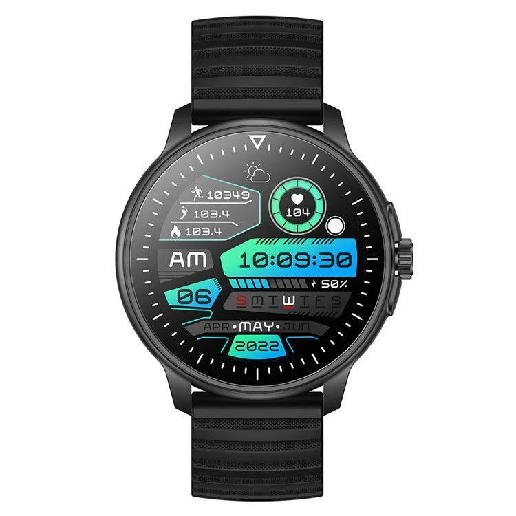 MX45 1.39" Bluetooth Talk Smart Watch Heart Rate Blood Pressure Health Monitor Sports Bracelet with Encoder