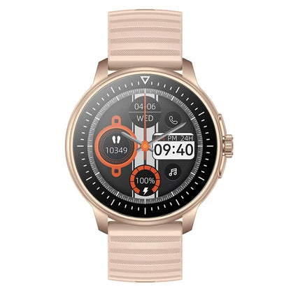 MX45 1.39" Bluetooth Talk Smart Watch Heart Rate Blood Pressure Health Monitor Sports Bracelet with Encoder