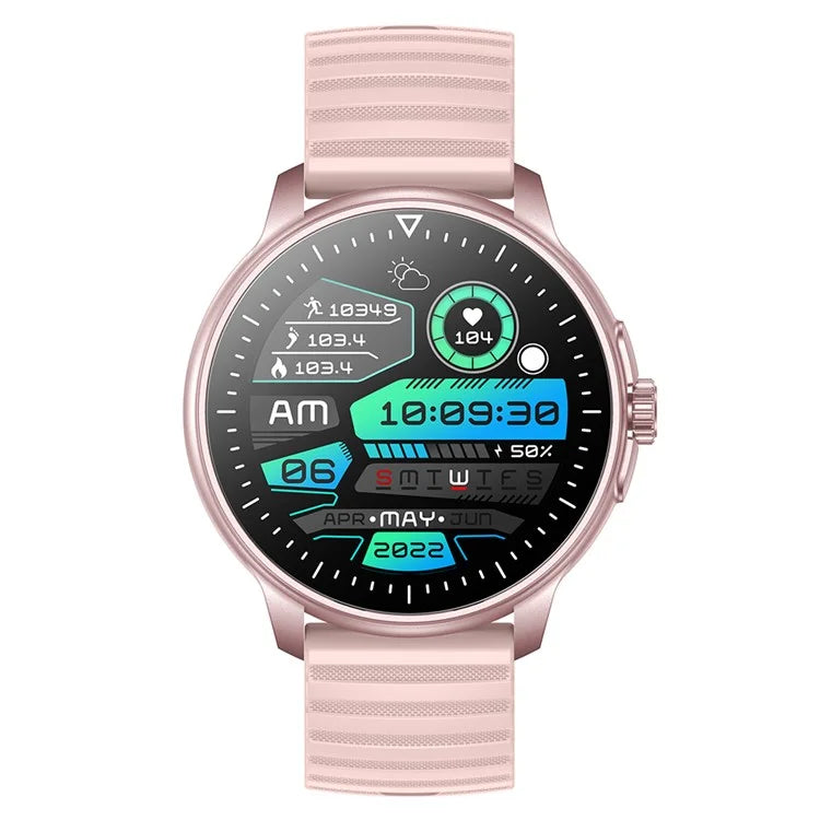 MX45 1.39" Bluetooth Talk Smart Watch Heart Rate Blood Pressure Health Monitor Sports Bracelet with Encoder
