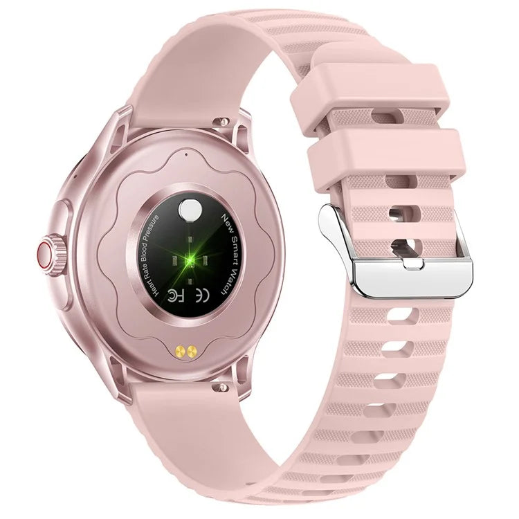 MX45 1.39" Bluetooth Talk Smart Watch Heart Rate Blood Pressure Health Monitor Sports Bracelet with Encoder