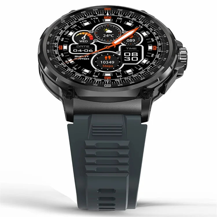 V69 1.85-inch HD Screen Smart Watch IP68 Waterproof Multi-Sports Fitness Watch with Heart Rate Monitoring