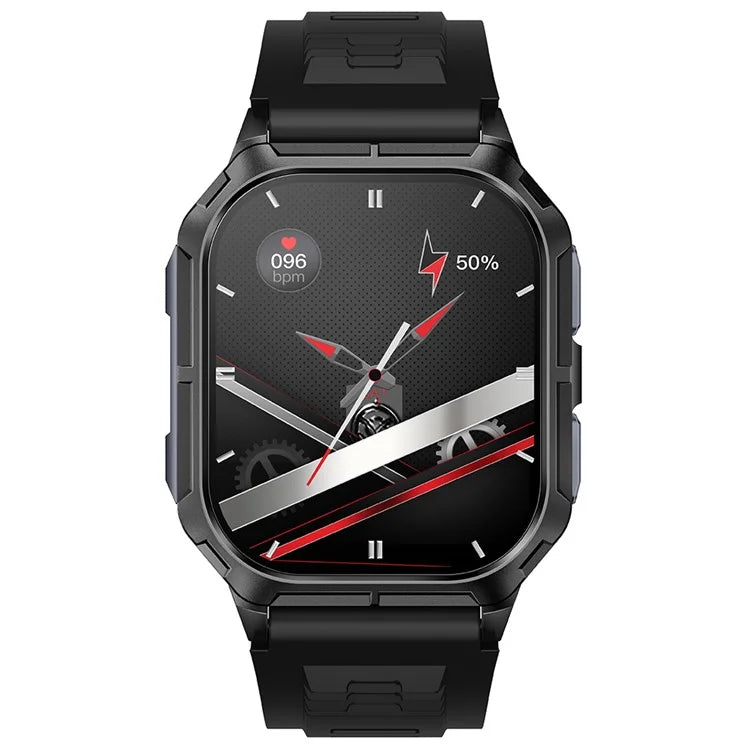D28A 2.01" HD Screen Smart Watch 8763E IP68 Waterproof Sports Bracelet with Heart Rate Monitoring