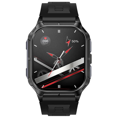 D28A 2.01" HD Screen Smart Watch 8763E IP68 Waterproof Sports Bracelet with Heart Rate Monitoring