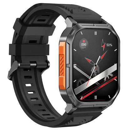 D28A 2.01" HD Screen Smart Watch 8763E IP68 Waterproof Sports Bracelet with Heart Rate Monitoring