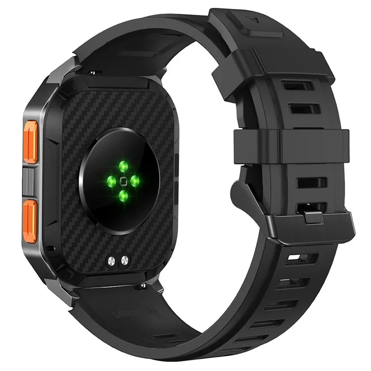 D28A 2.01" HD Screen Smart Watch 8763E IP68 Waterproof Sports Bracelet with Heart Rate Monitoring