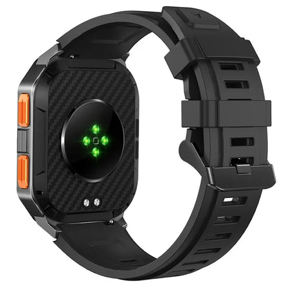 D28A 2.01" HD Screen Smart Watch 8763E IP68 Waterproof Sports Bracelet with Heart Rate Monitoring