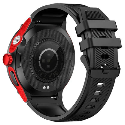 KT70 1.53" HD Screen Smart Watch Outdoor Strong Light Lamp Compass Bluetooth Call Fitness Bracelet