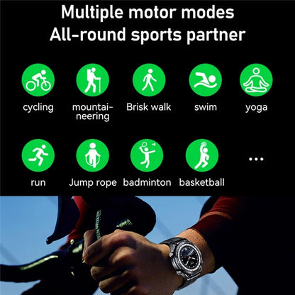 S59 1.5-inch Round Screen Smart Watch Sleep Health Monitoring Bluetooth Calling Sports Watch