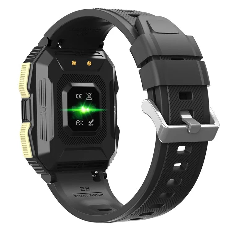YK01 1.83-inch Outdoor Fitness Wristband Bluetooth Calling Health Monitor Smart Watch