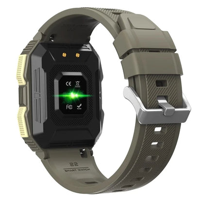 YK01 1.83-inch Outdoor Fitness Wristband Bluetooth Calling Health Monitor Smart Watch