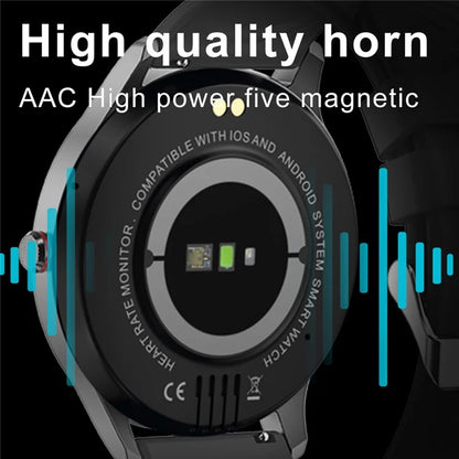 YK02 1.43-inch AMOLED Touch Screen Bluetooth Call Heart Rate Blood Pressure Monitor Sports Wristband