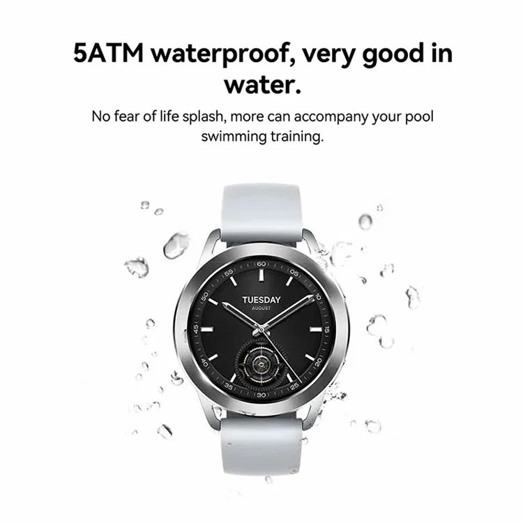 XIAOMI Watch S3 M2313W1 1.43-inch Display Bluetooth Call Smart Watch 5ATM Waterproof Sports Band, Standard Edition (No eSIM)