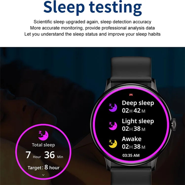 CY500 1.43-inch AMOLED Screen NFC Smart Watch Bluetooth Call Electric Bracelet with Multi-Sports Mode
