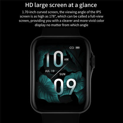 D07 1.7" Screen Women Smart Bracelet NFC Bluetooth Call Smart Watch Support Split Screen, Password Protection