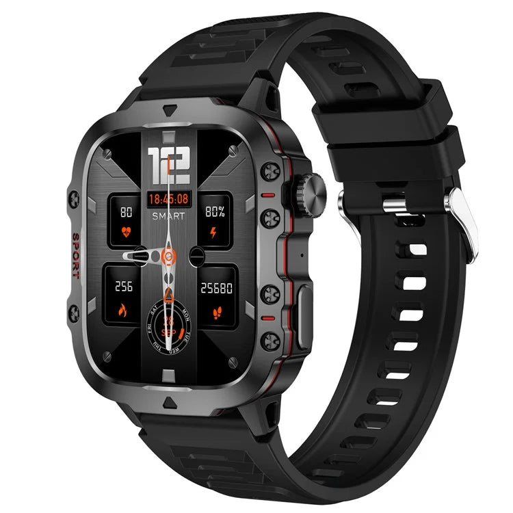 QX11 1.96-inch Display Smart Watch Bluetooth Talk Outdoor Waterproof Anti-Drop Sports Bracelet for Men