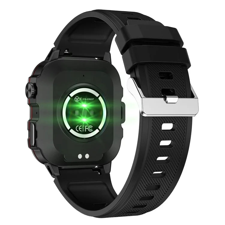 QX11 1.96-inch Display Smart Watch Bluetooth Talk Outdoor Waterproof Anti-Drop Sports Bracelet for Men