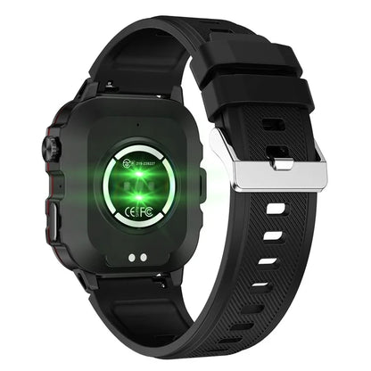 QX11 1.96-inch Display Smart Watch Bluetooth Talk Outdoor Waterproof Anti-Drop Sports Bracelet for Men