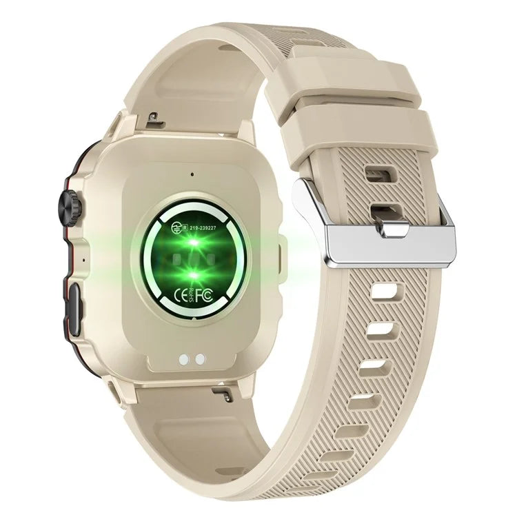 QX11 1.96-inch Display Smart Watch Bluetooth Talk Outdoor Waterproof Anti-Drop Sports Bracelet for Men