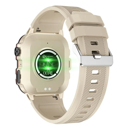 QX11 1.96-inch Display Smart Watch Bluetooth Talk Outdoor Waterproof Anti-Drop Sports Bracelet for Men