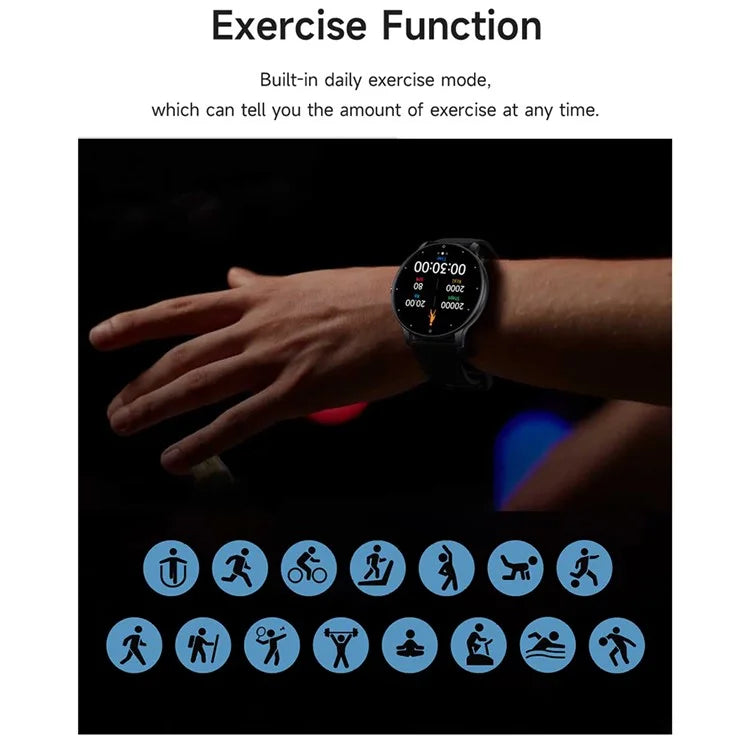 DEVIA Smart Watch WT1 1.39-inch Display IP67 Waterproof Bluetooth Call Sports Bracelet with Health Monitoring