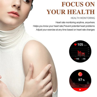 Watch3 pro 1.3" AMOLED Smart Watch with Metal Case Bluetooth Call Women Health Bracelet with Heart Rate Monitoring