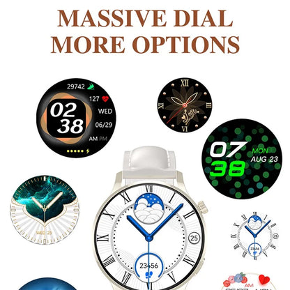 Watch3 pro 1.3" AMOLED Smart Watch with Metal Case Bluetooth Call Women Health Bracelet with Heart Rate Monitoring