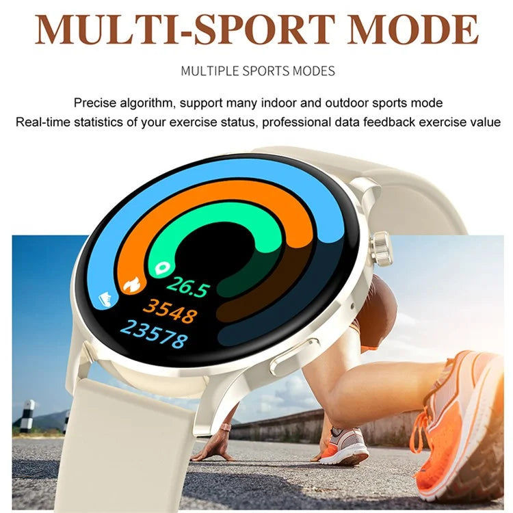 Watch3 pro 1.3" AMOLED Smart Watch with Metal Case Bluetooth Call Women Health Bracelet with Heart Rate Monitoring