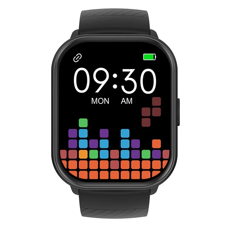 ZL99J 2.01" Square HD Touch Screen Sports Wristband Heart Rate Monitor Bluetooth Call Smart Watch