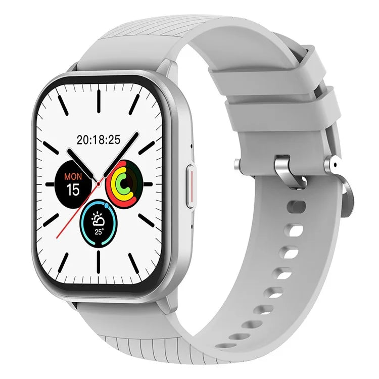 ZL99J 2.01" Square HD Touch Screen Sports Wristband Heart Rate Monitor Bluetooth Call Smart Watch