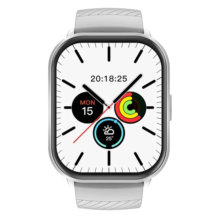 ZL99J 2.01" Square HD Touch Screen Sports Wristband Heart Rate Monitor Bluetooth Call Smart Watch