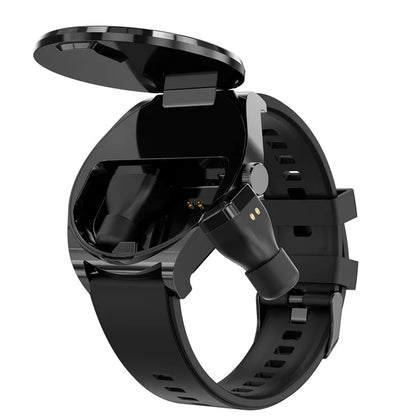 S9 2-in-1 TWS Bluetooth Earphones 1.53" Round Screen Sports Smart Watch