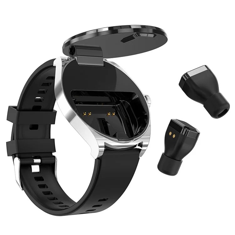 S9 2-in-1 TWS Bluetooth Earphones 1.53" Round Screen Sports Smart Watch