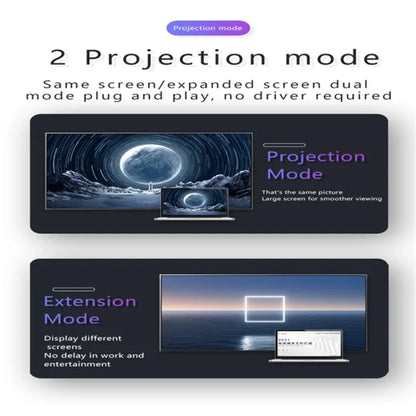 Mini DP Male to Mini DP Female Adapter HD 8K 60Hz Video Data Converter