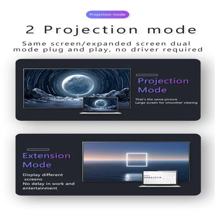 Mini DP Male Adapter to DP 1.4 Female Converter Support 8K HD Video Data Transmission