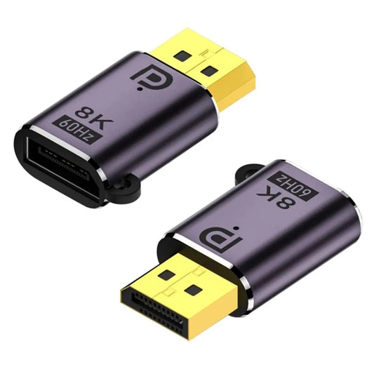 DP 1.4 Male to Female 8K 60Hz HD Video Transmission Adapter Mini Converter