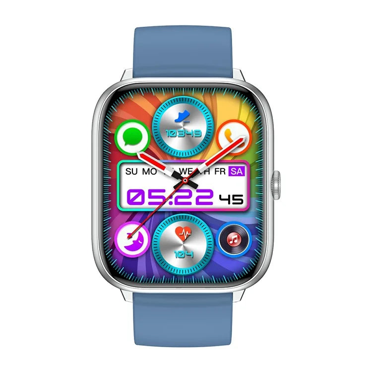 T22 2.06" AMOLED Screen Smart Watch with Bluetooth Calling, Encoder, Multi-Mode Sports
