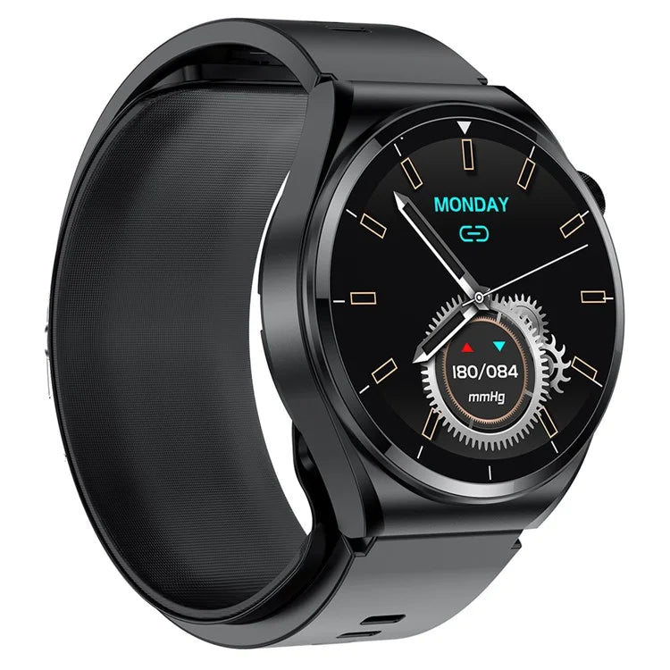 S22 ECG Smart Watch Air Pump Type ECG Blood Glucose Monitor Activity Fitness Tracker