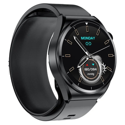 S22 ECG Smart Watch Air Pump Type ECG Blood Glucose Monitor Activity Fitness Tracker
