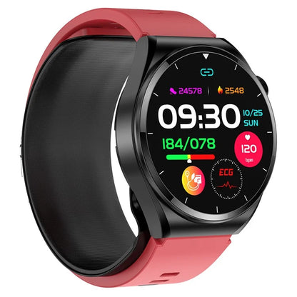 S22 ECG Smart Watch Air Pump Type ECG Blood Glucose Monitor Activity Fitness Tracker