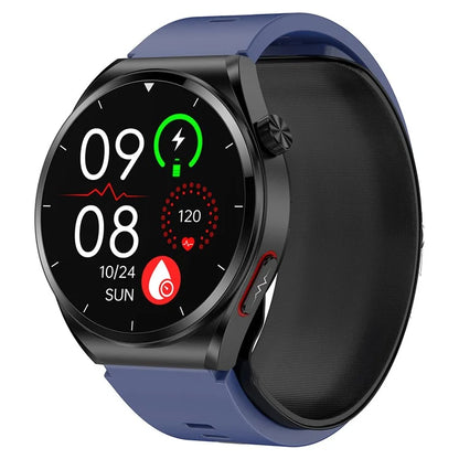 S22 ECG Smart Watch Air Pump Type ECG Blood Glucose Monitor Activity Fitness Tracker